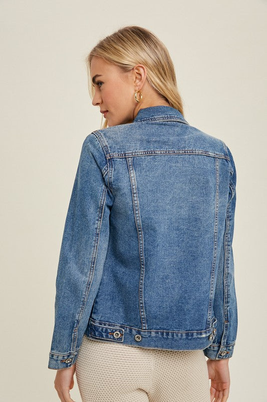 WISHLIST CLASSIC DENIM JEAN JACKET