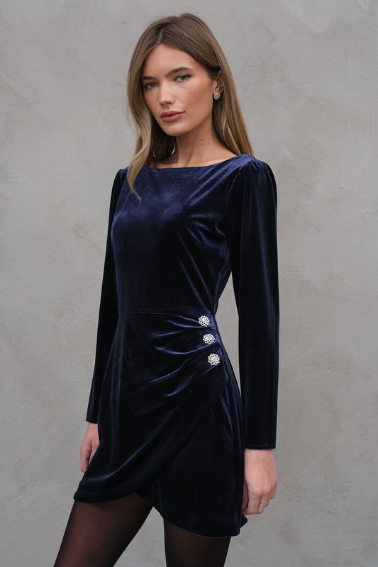 RAISONNEL MIDNIGHT JEWEL MINI DRESS