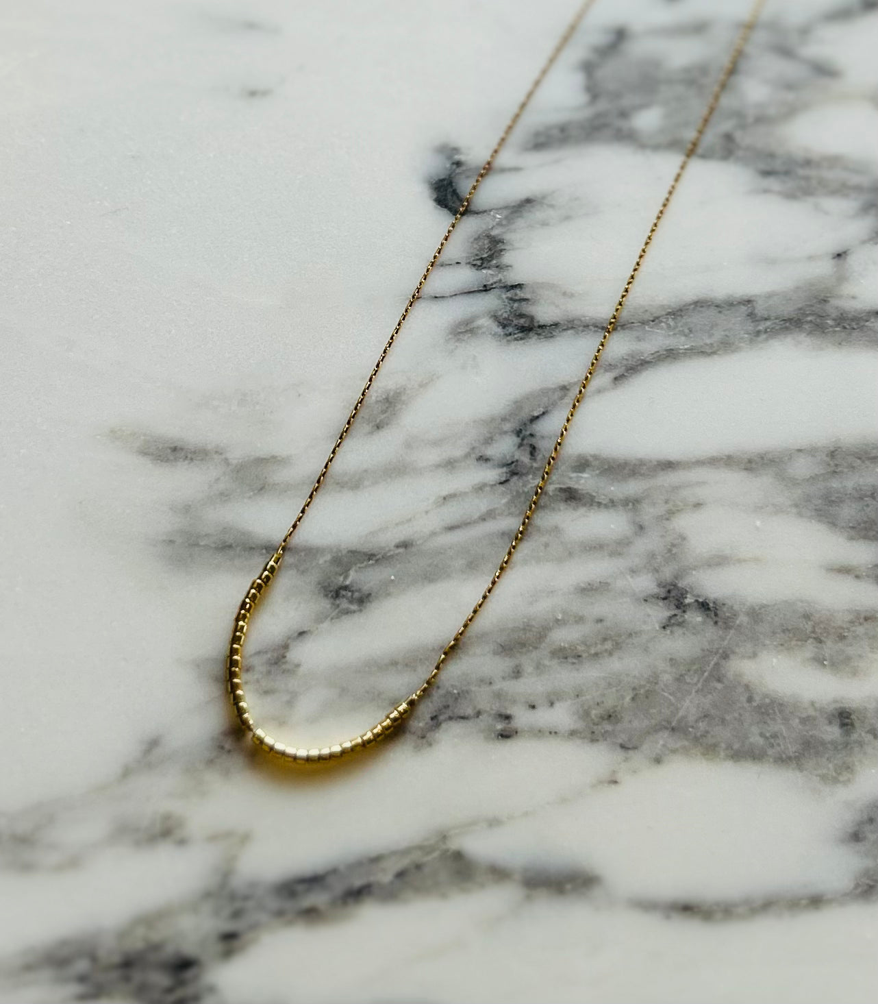 OCEAN BREAKUP DAINTY NECKLACE