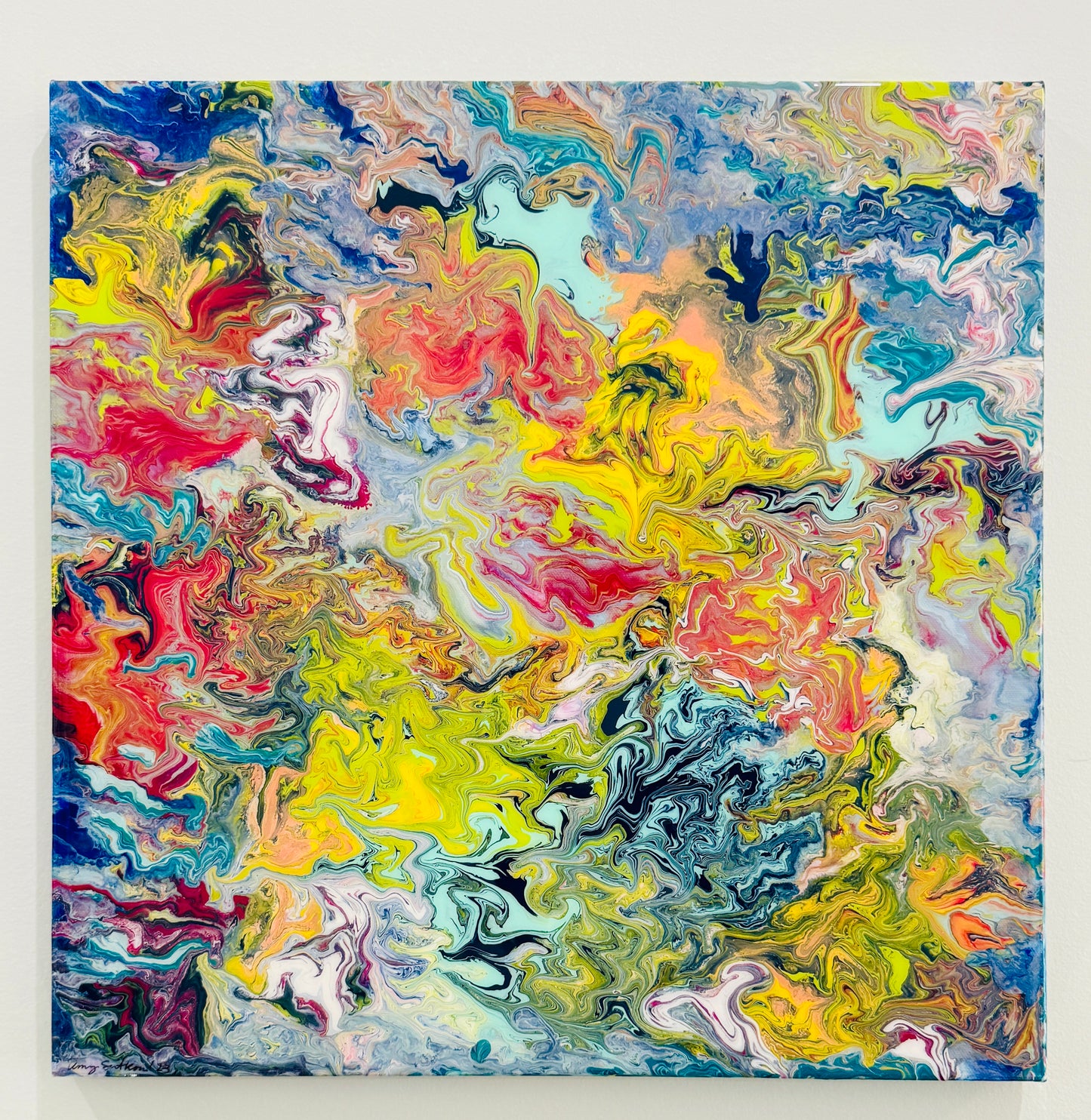 11: ELEVEN ACRYLIC ON CANVAS