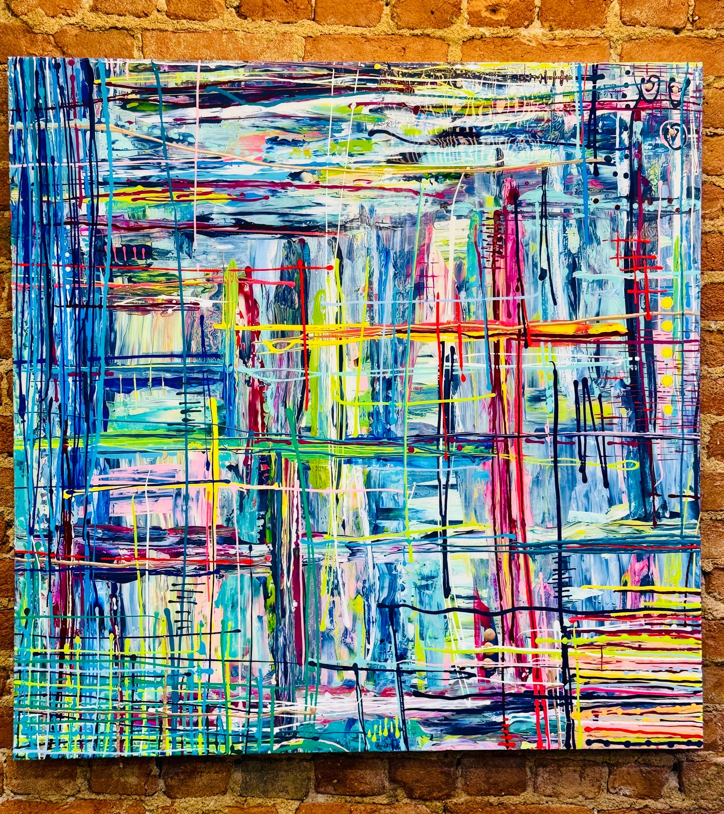 11: ELEVEN ACRYLIC ON CANVAS