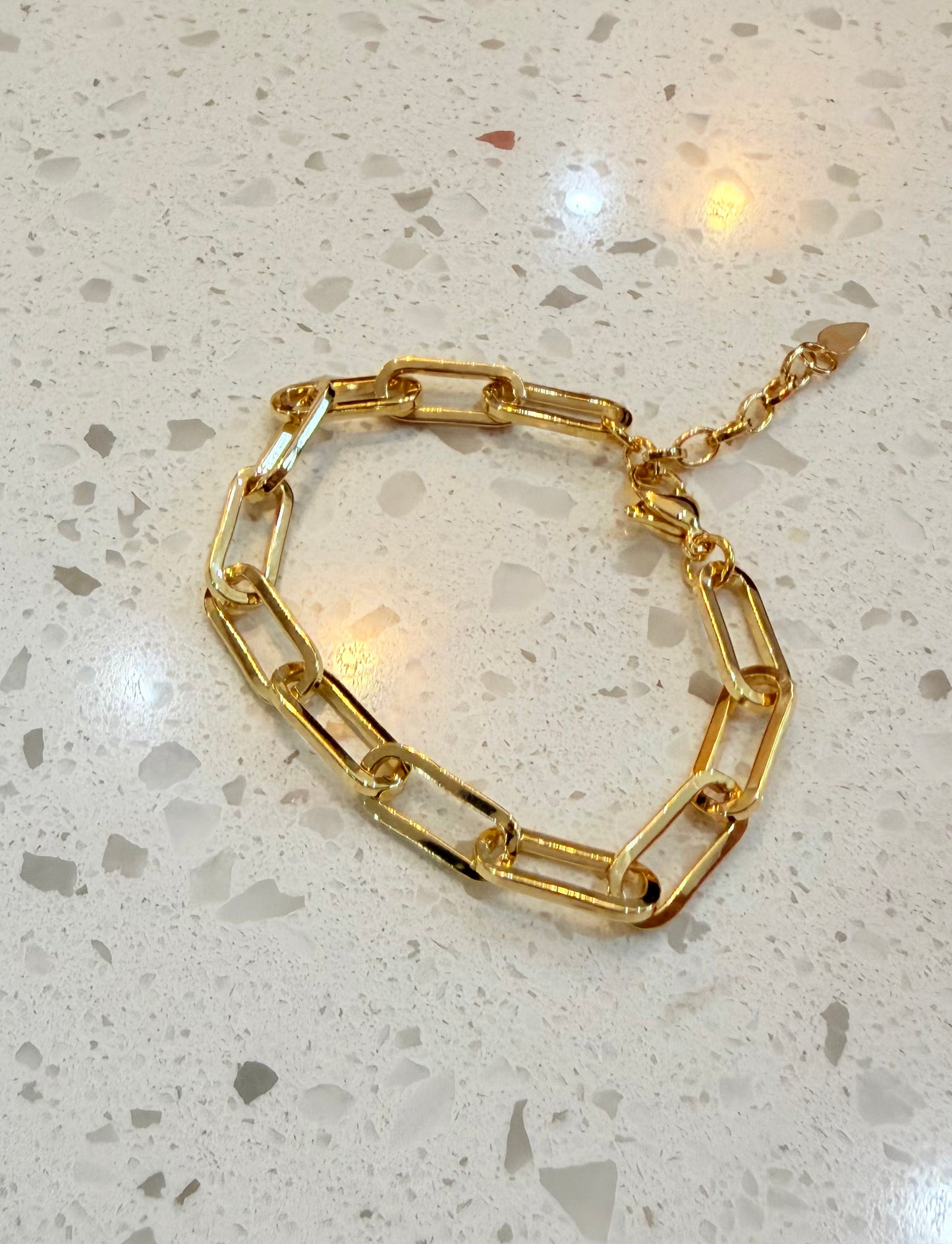 OMGBLINGS PAPERCLIP CHAIN BRACELET