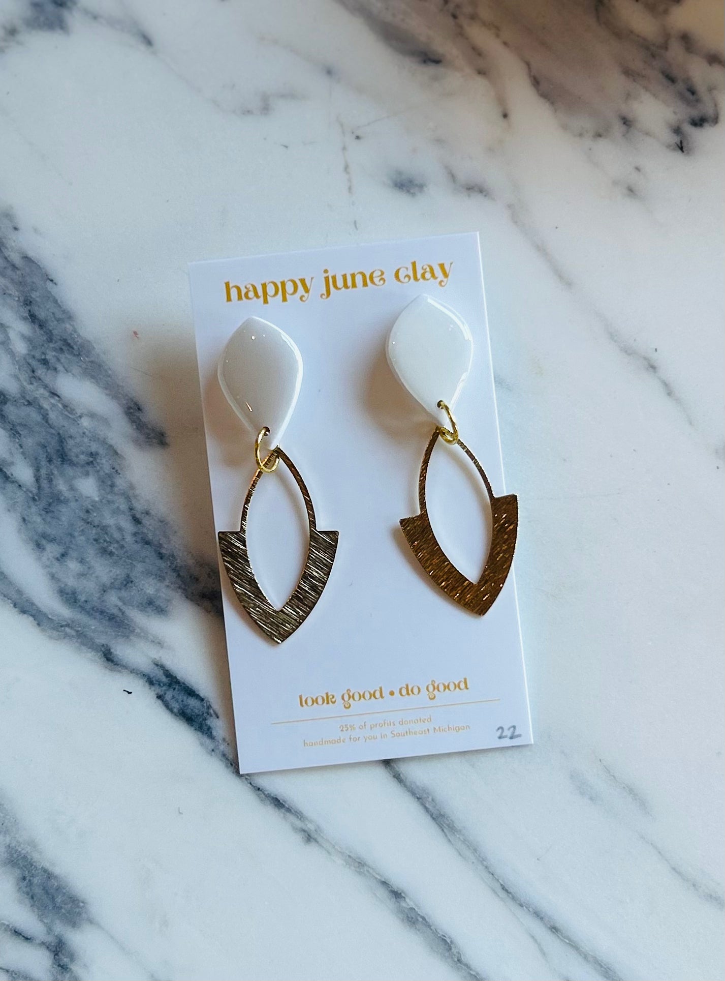HAPPY JUNE CLAY RIVKA EARRINGS