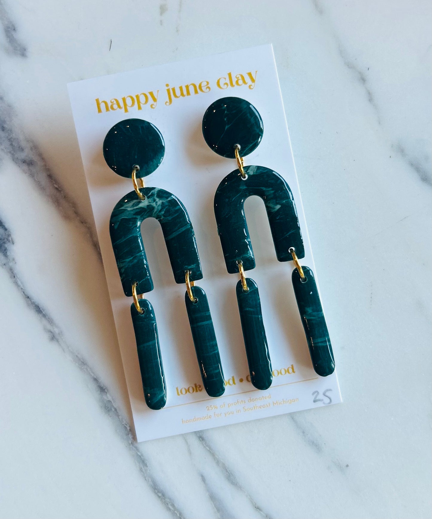 HAPPY JUNE CLAY DANCE DANGLE