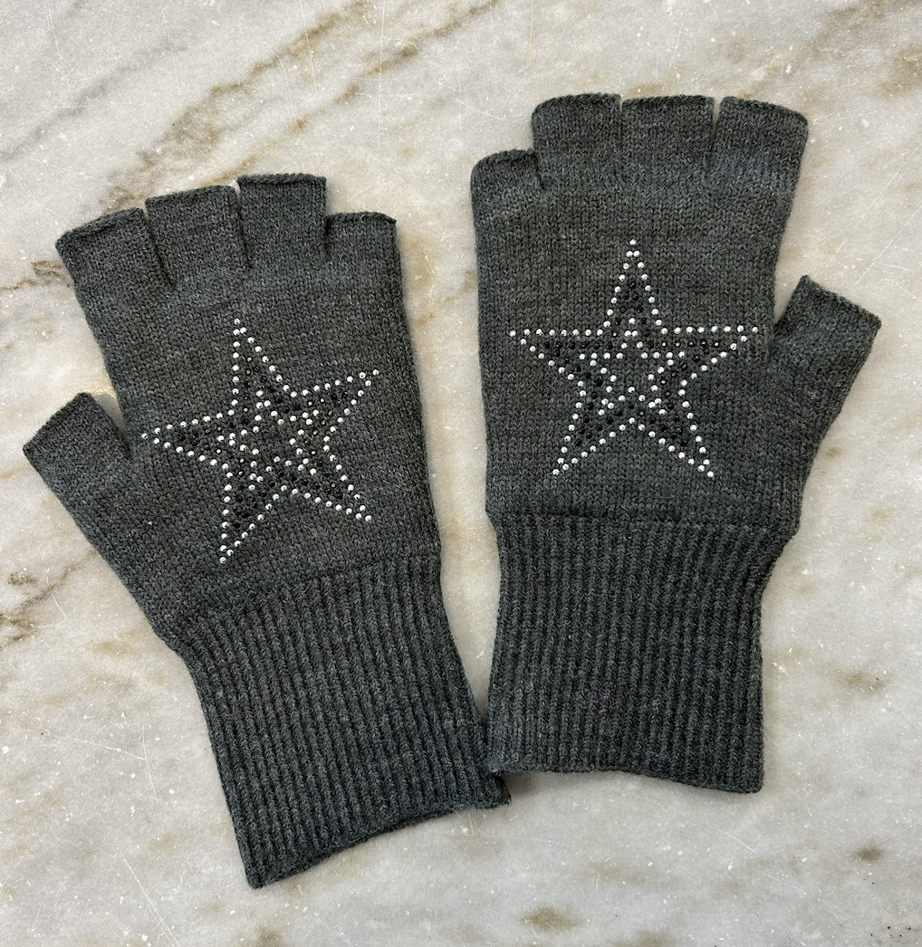 HAUTE SHORE HEMATITE FINGERLESS GLOVES