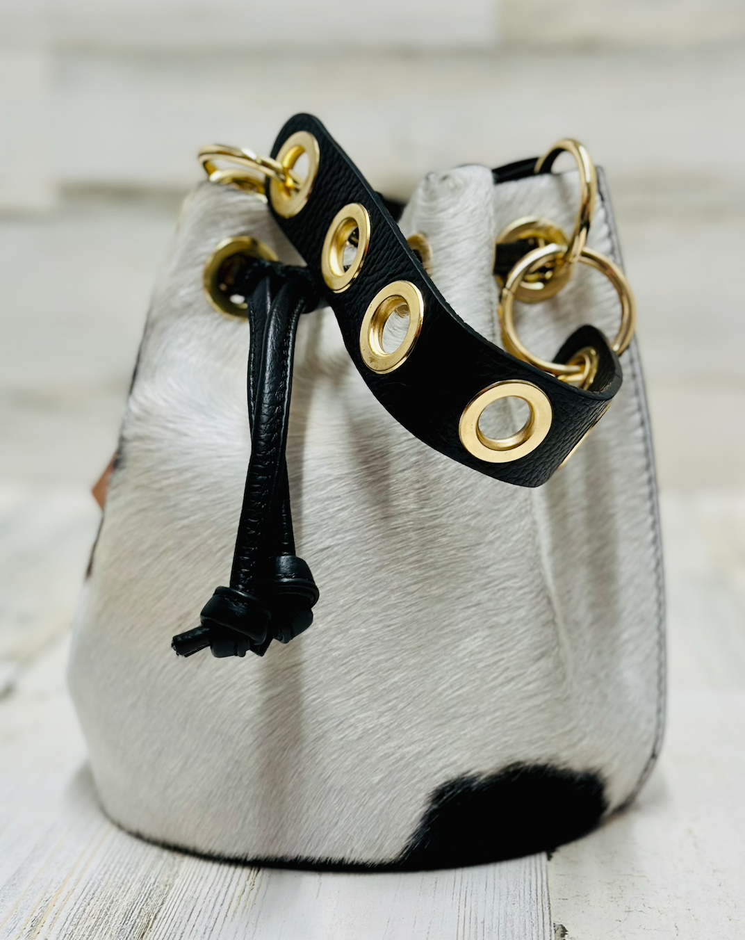 CHARLIE LEATHER BUCKET BAGS