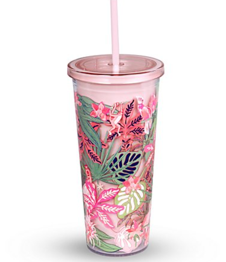 VERA BRADLEY TROPICAL CANOPY TUMBLER