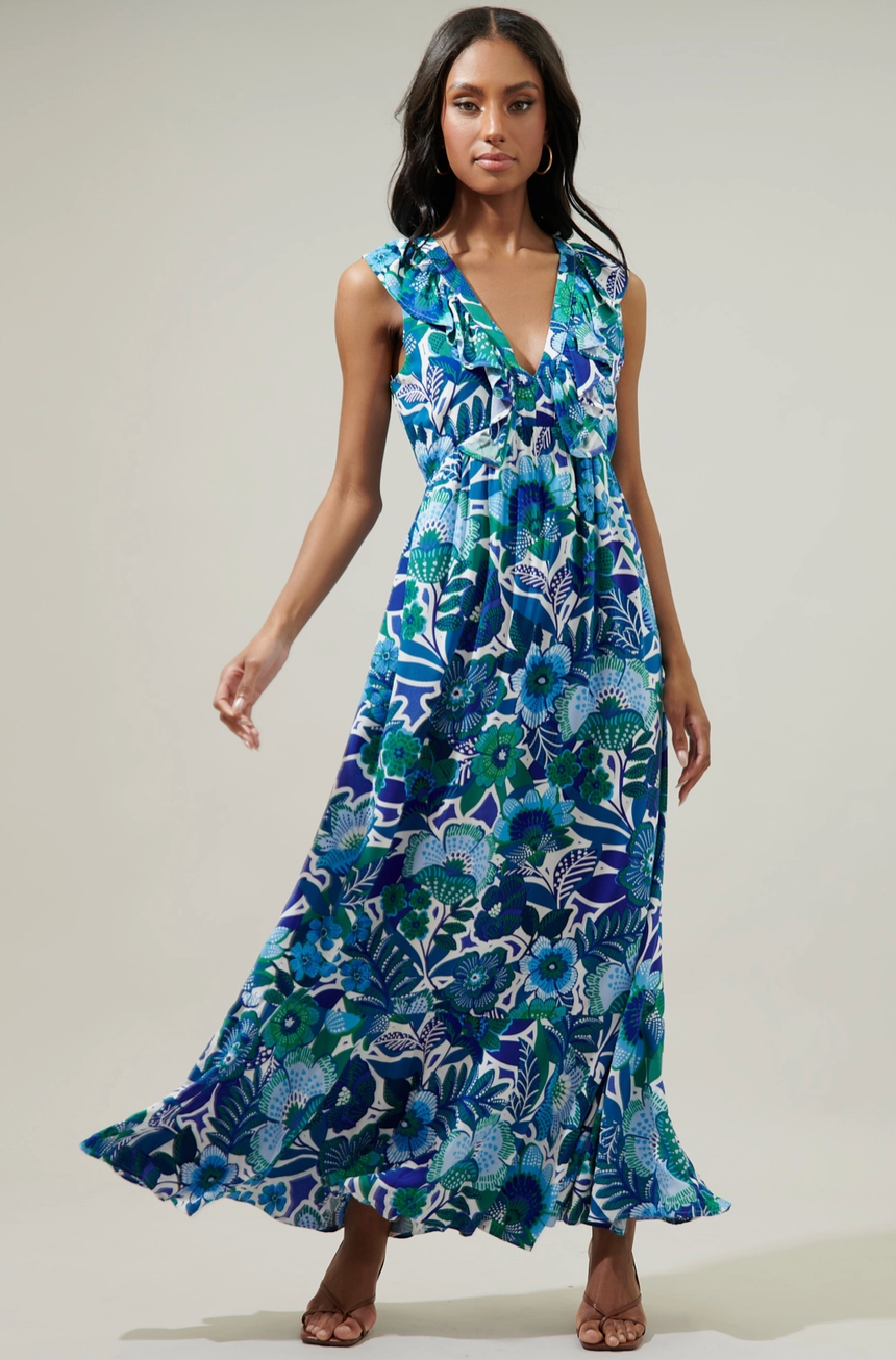SUGARLIPS FLORAL BAYLA SUNDRESS SHIFT SUGARLIPS FLORAL BAYLA SUNDRESS SHIFT