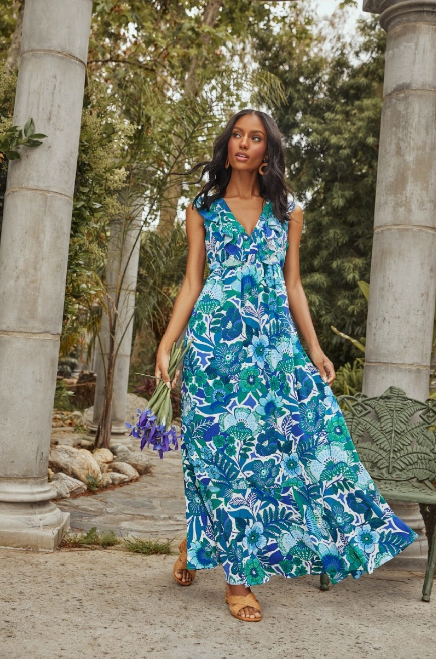 SUGARLIPS FLORAL BAYLA SUNDRESS