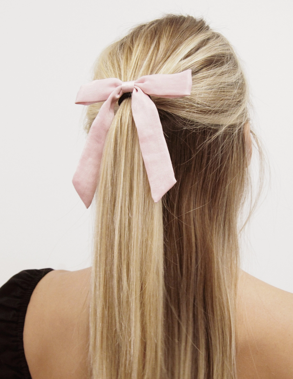 BANDED SATIN BOW PONIES