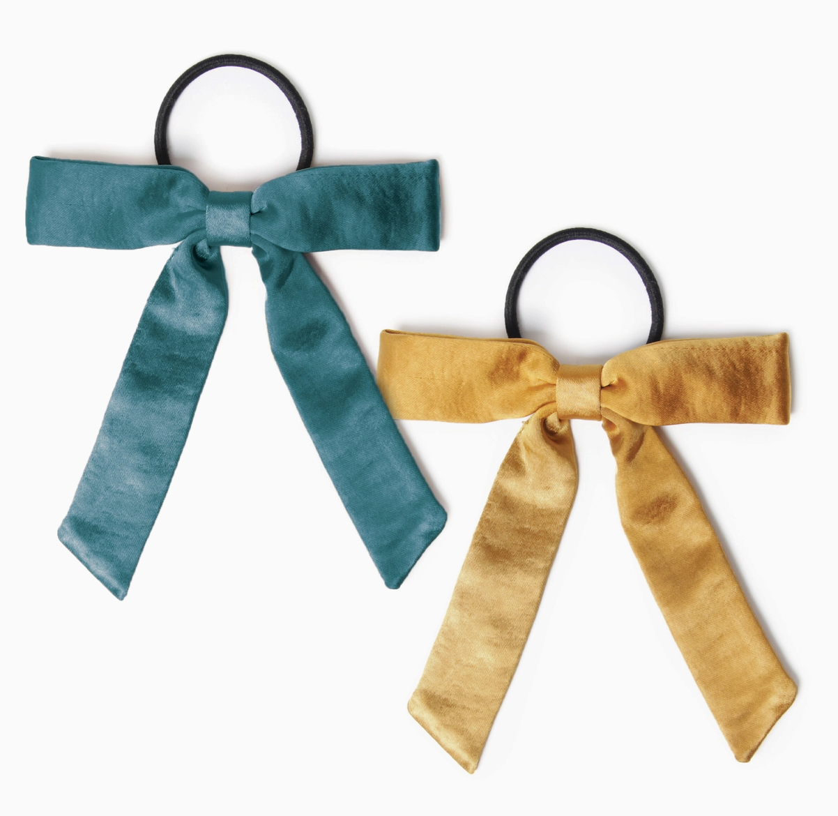 BANDED SATIN BOW PONIES