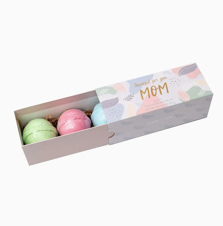 CAIT + CO THANKFUL MOM BATH BOMB GIFT SET
