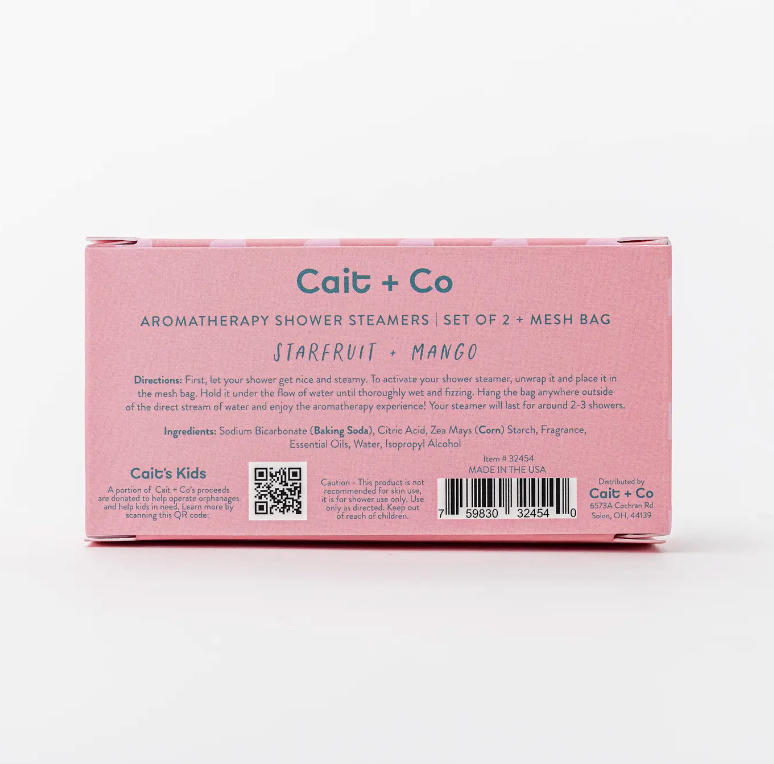 CAIT + CO LOVE MOM SHOWER STEAMER GIFT SET