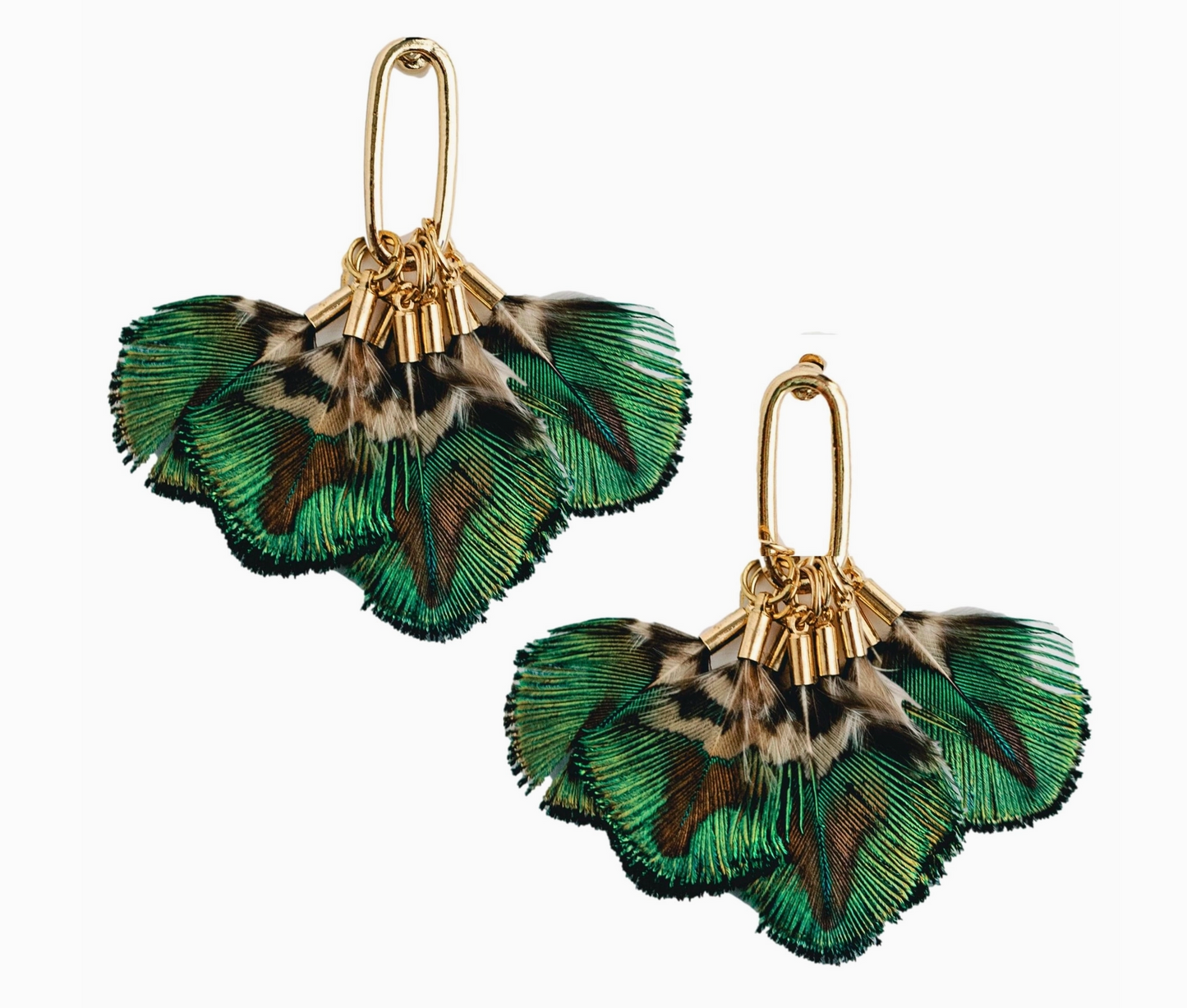 ST ARMANDS DESIGNS LIGHT AS FEATHER EARRINGS