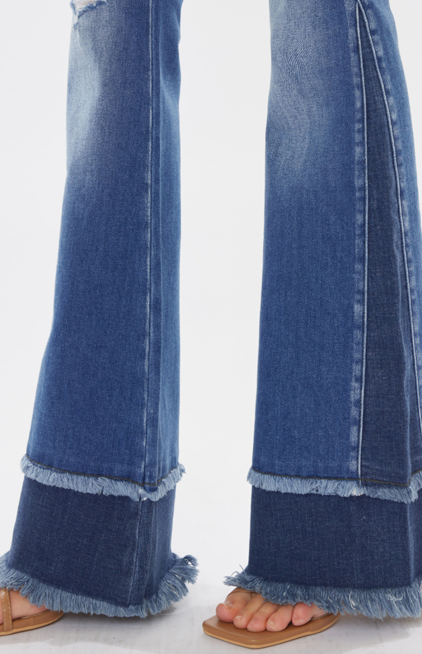 KANCAN HIGH RISE FLARE JEANS