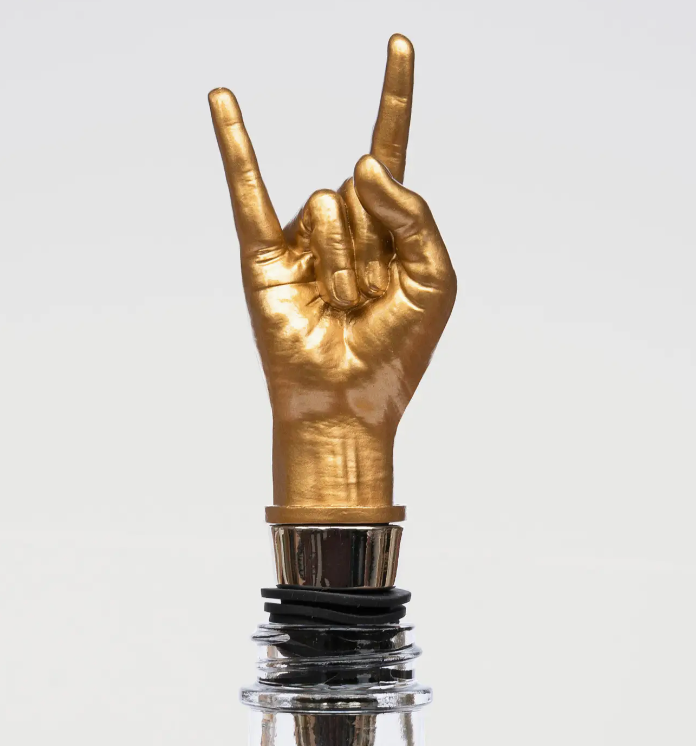 SUCK UK ROCK ON BOTTLE STOPPER