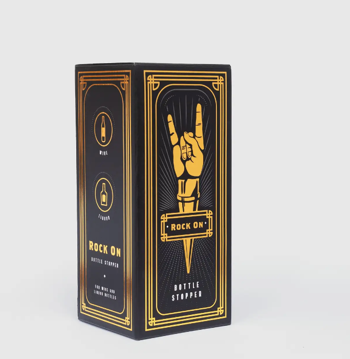 SUCK UK ROCK ON BOTTLE STOPPER