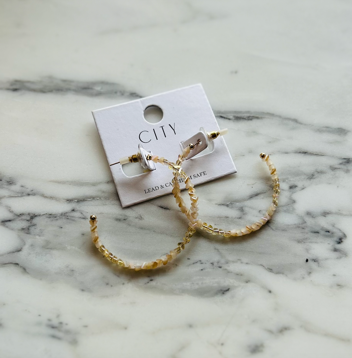 DOWNTOWN SPARKLE HOOPS