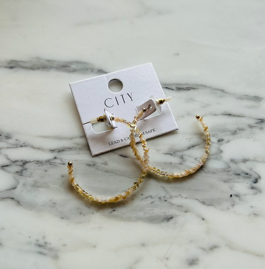 DOWNTOWN SPARKLE HOOPS