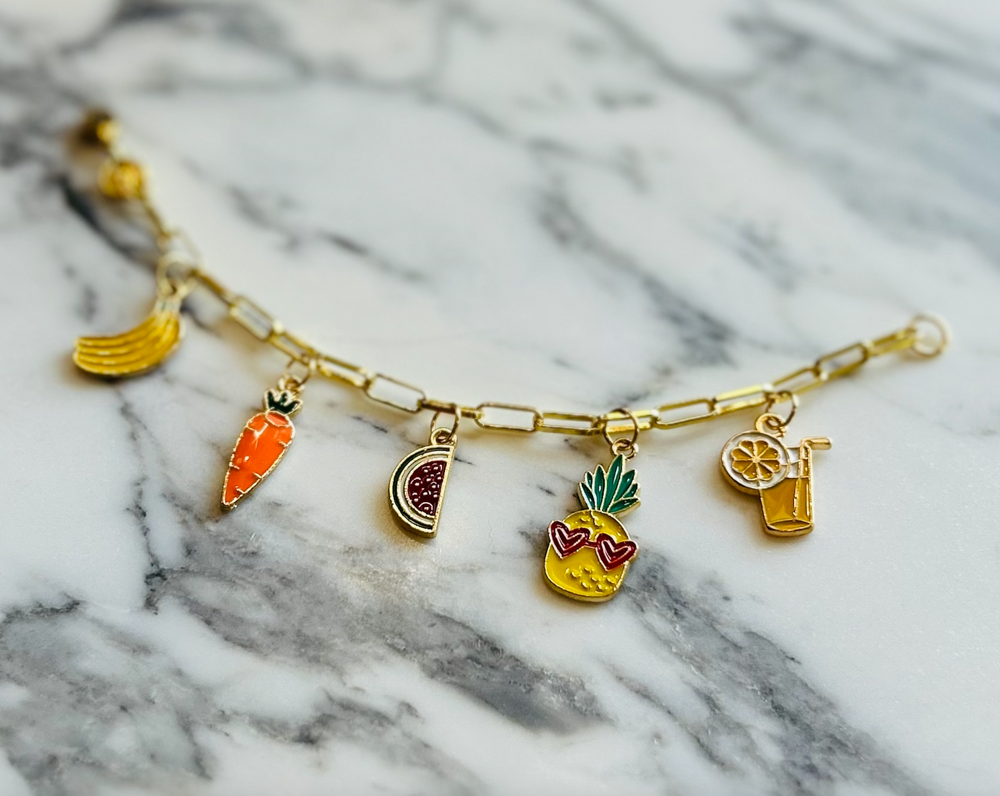 DOWNTOWN FRUIT KIDS CHARM BRACELET