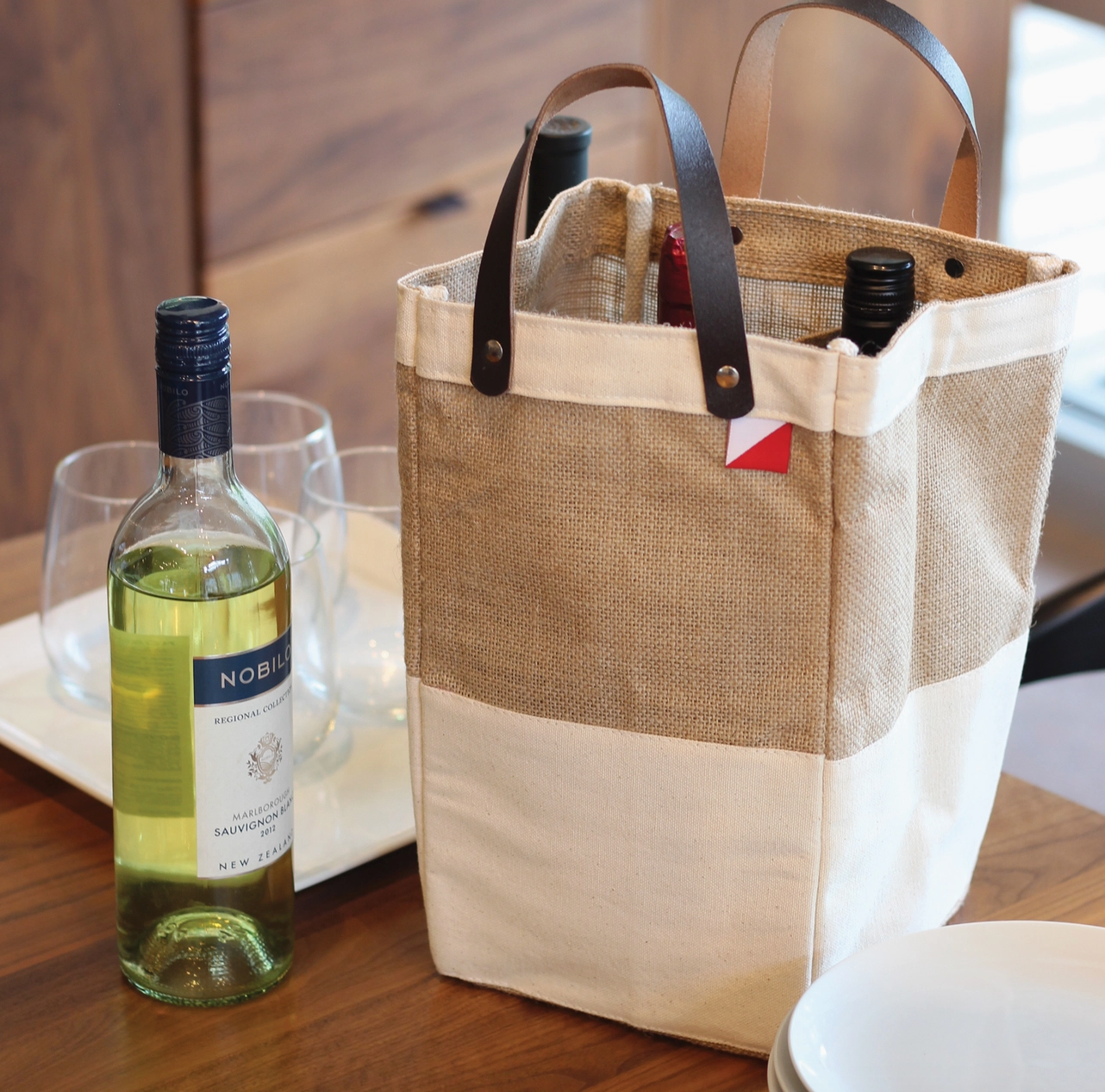 SHOREBAGS BODEGA 4-BOTTLE WINE CARRIER