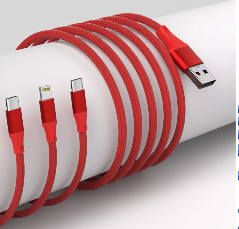 LAX GADGETS 3 IN 1 CHARGE AND SYNC CABLE