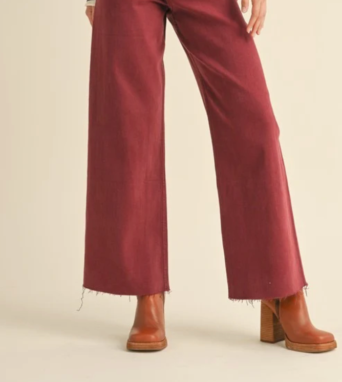 MIOU MUSE MARSHA WIDE LEG PANTS