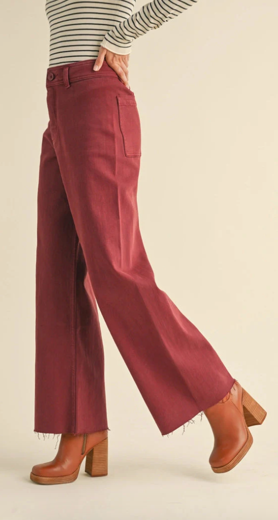 MIOU MUSE MARSHA WIDE LEG PANTS