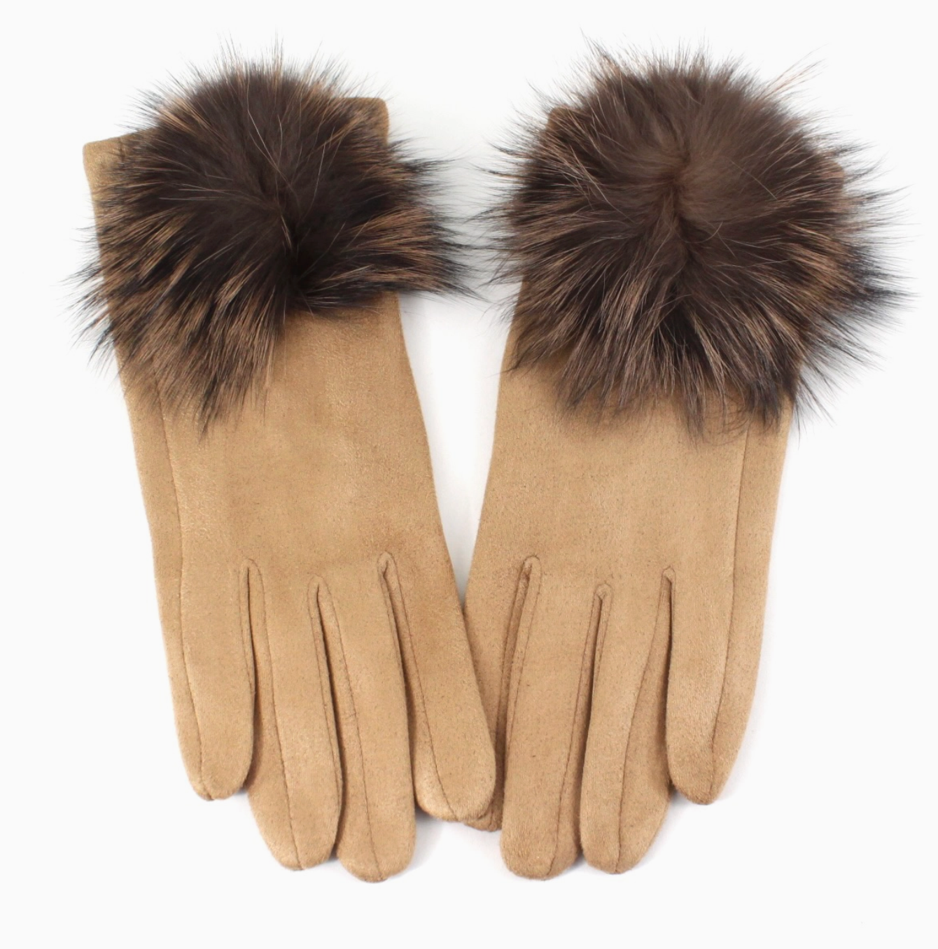 PRETTY PERSUATIONS POM POM GLOVES