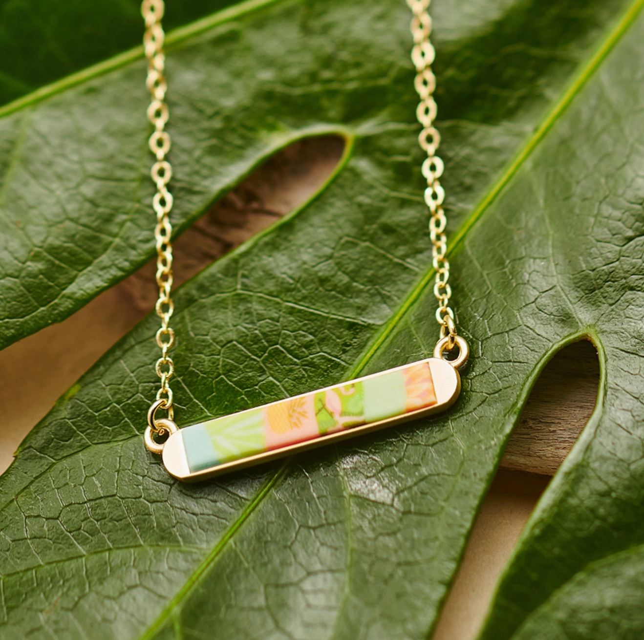 JILZARAH PALM BEACH MINI BAR NECKLACE