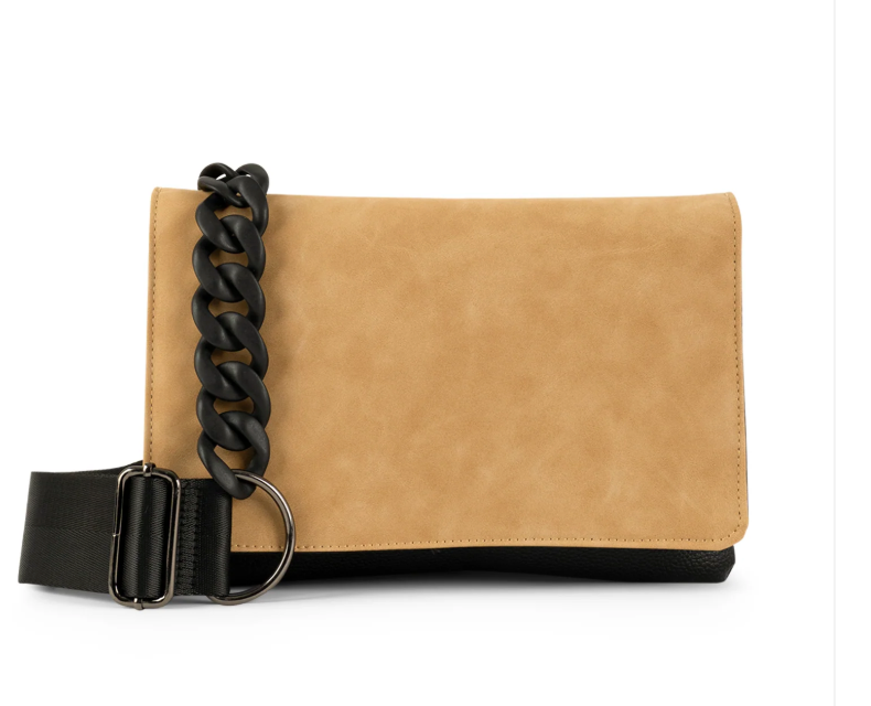 HAUTE SHORE LEXI VEGAN SUEDE PURSE