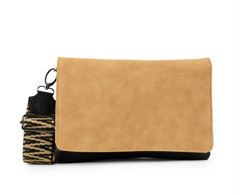 HAUTE SHORE LEXI VEGAN SUEDE PURSE