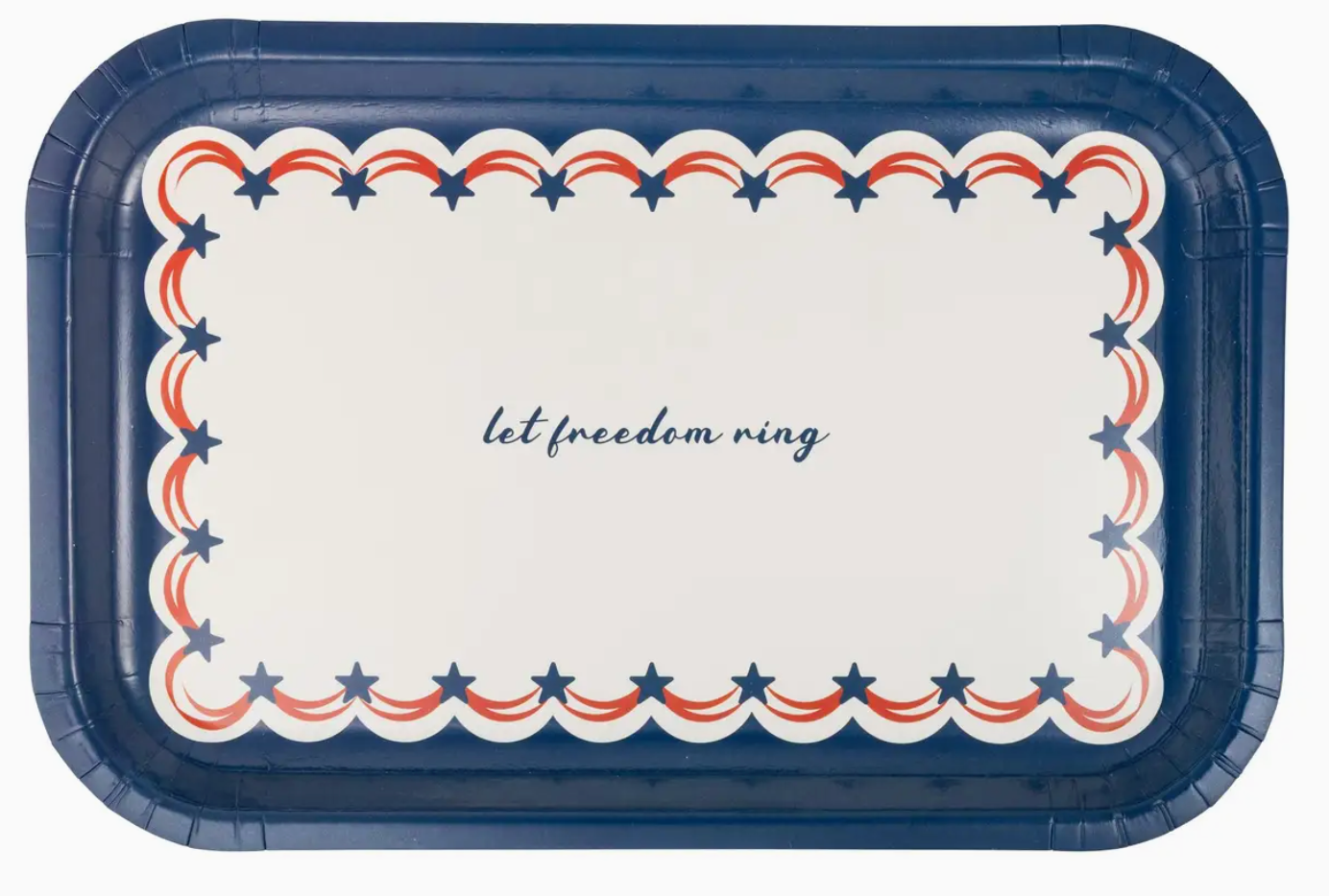 MY MIND'S EYE LET FREEDOM RING PAPER PLATES