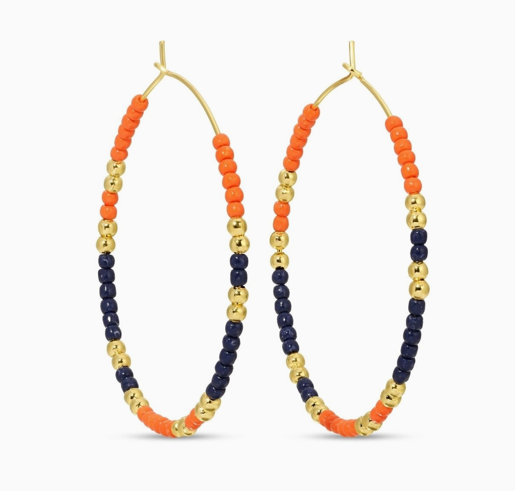 SPLENDID IRIS GAME DAY HOOPS