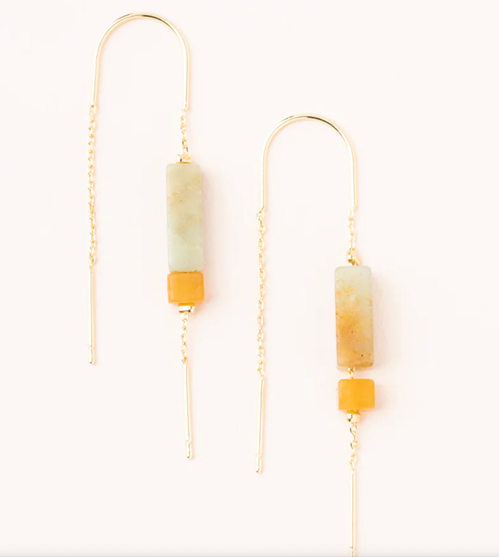 SCOUT STONE THREADER EARRING