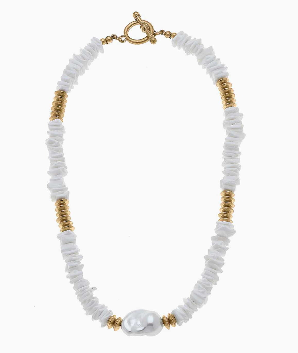 CANVAS STYLE SHELLY NECKLACE