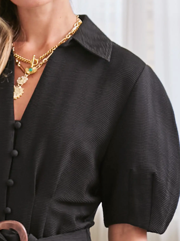 CURRENT AIR BETTY BUTTON DOWN DRESS