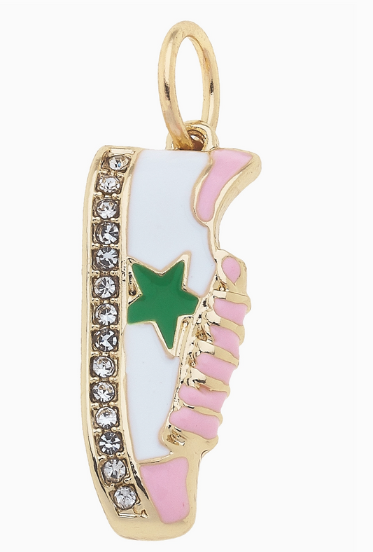 CANVAS STYLE SNEAKER CHARM