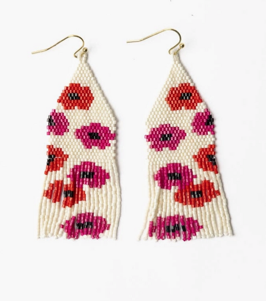INK + ALLOY DELILAH POPPIES EARRINGS