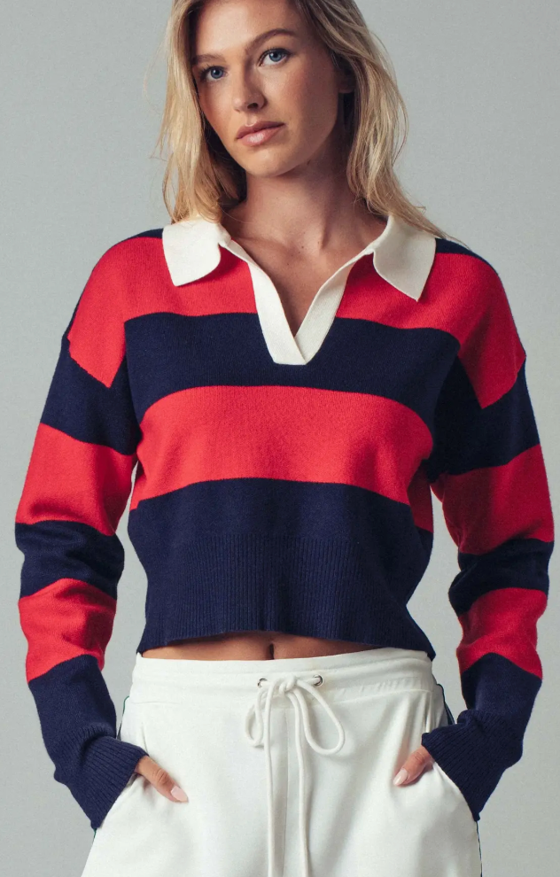URBAN DAIZY DRINA GAME DAY KNIT TOP