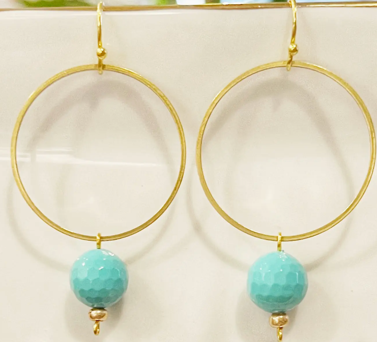GENTRY BY JENNA CIRCLE OF LIFE TURQUOISE EARING