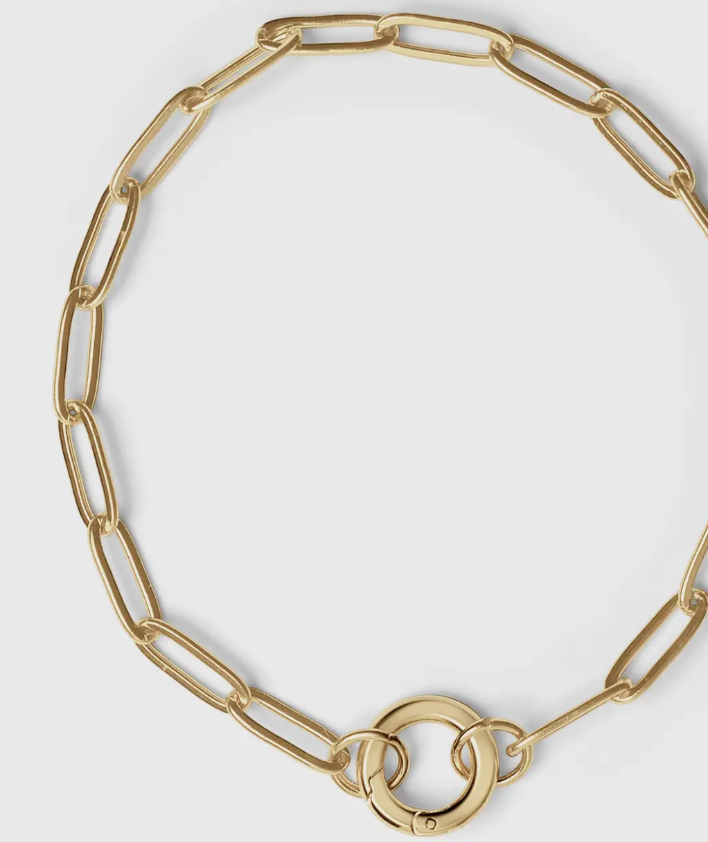 WJW LARGE LINK PAPERCLIP BRACELET