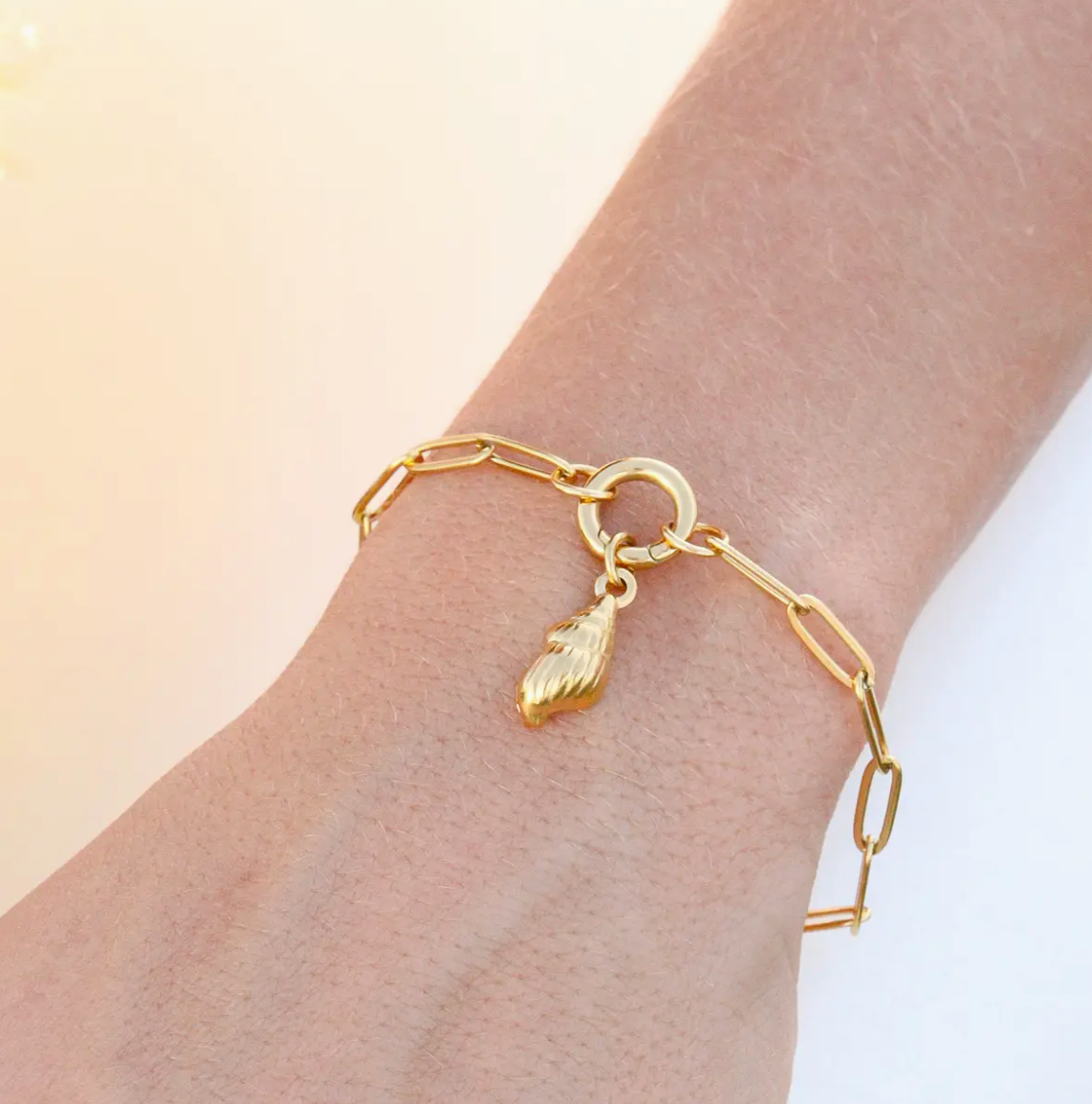 WJW LARGE LINK PAPERCLIP BRACELET
