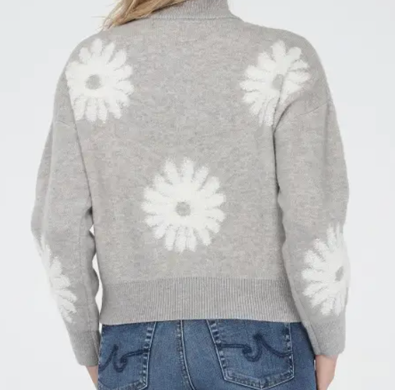 RAIN+ROSE DAISY HUG ZIP UP