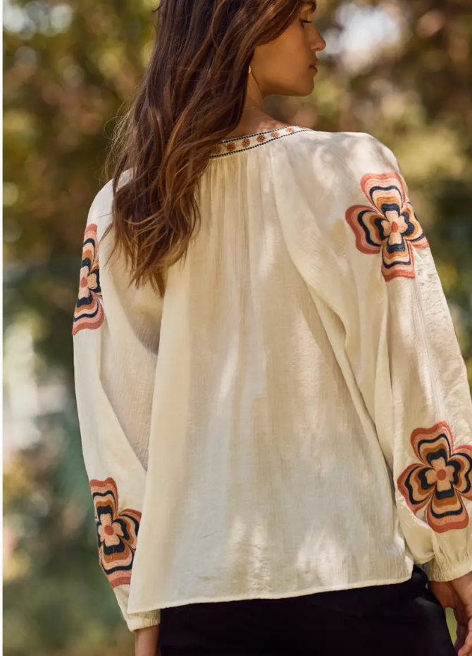 ODDI KAITLYN BOHO BLOUSE