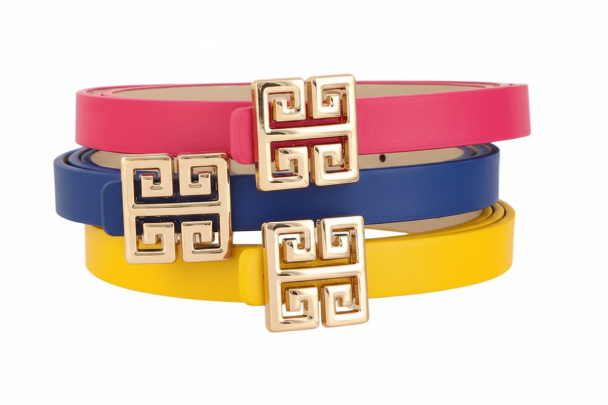 DOWNTOWN GREEK KEY BELT