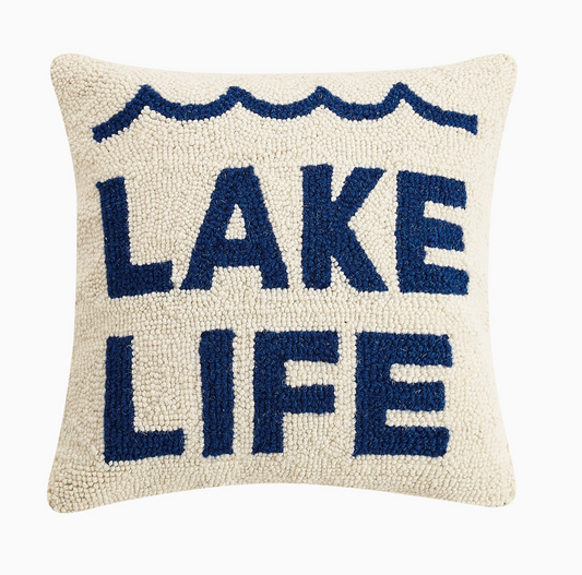 PEKING HANDICRAFT LAKE LIFE HOOK PILLOW