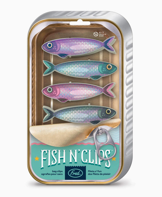 FRED FISH 'N CHIPS BAG CLIPS