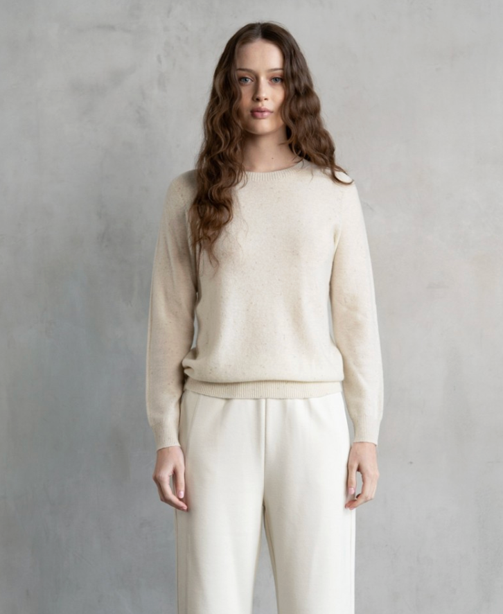 ELLE GREY SHIMMER SWEATER