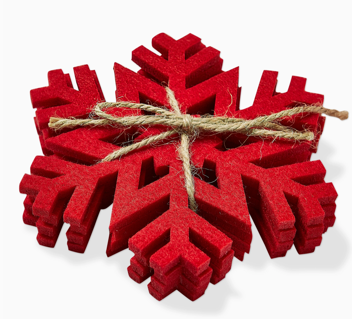 TAG SNOWFLAKE COASTERS